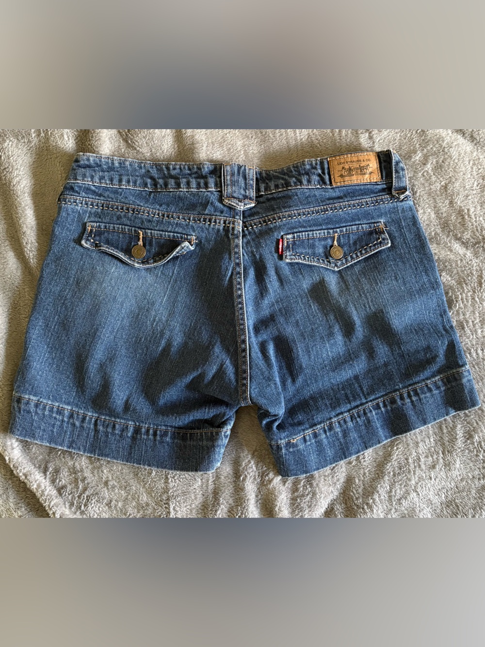 Levi's Dark Blue Denim shorts
